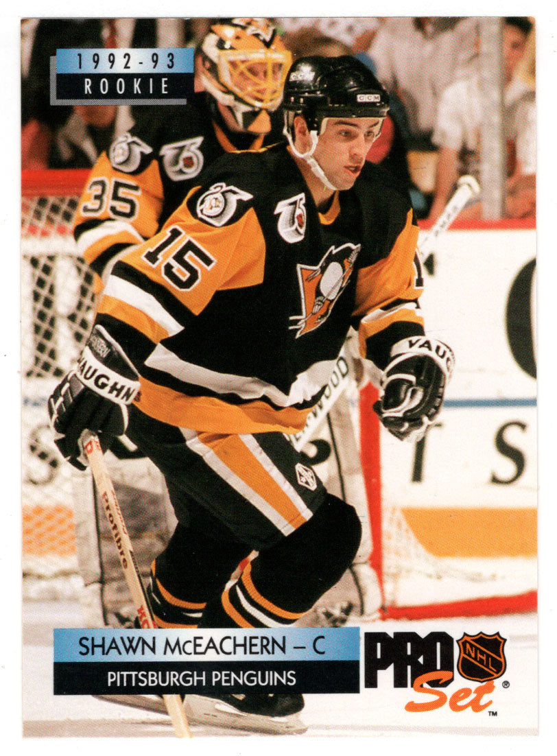 Shawn McEachern - Pittsburgh Penguins (NHL Hockey Card) 1992-93 Pro Set # 237 Mint