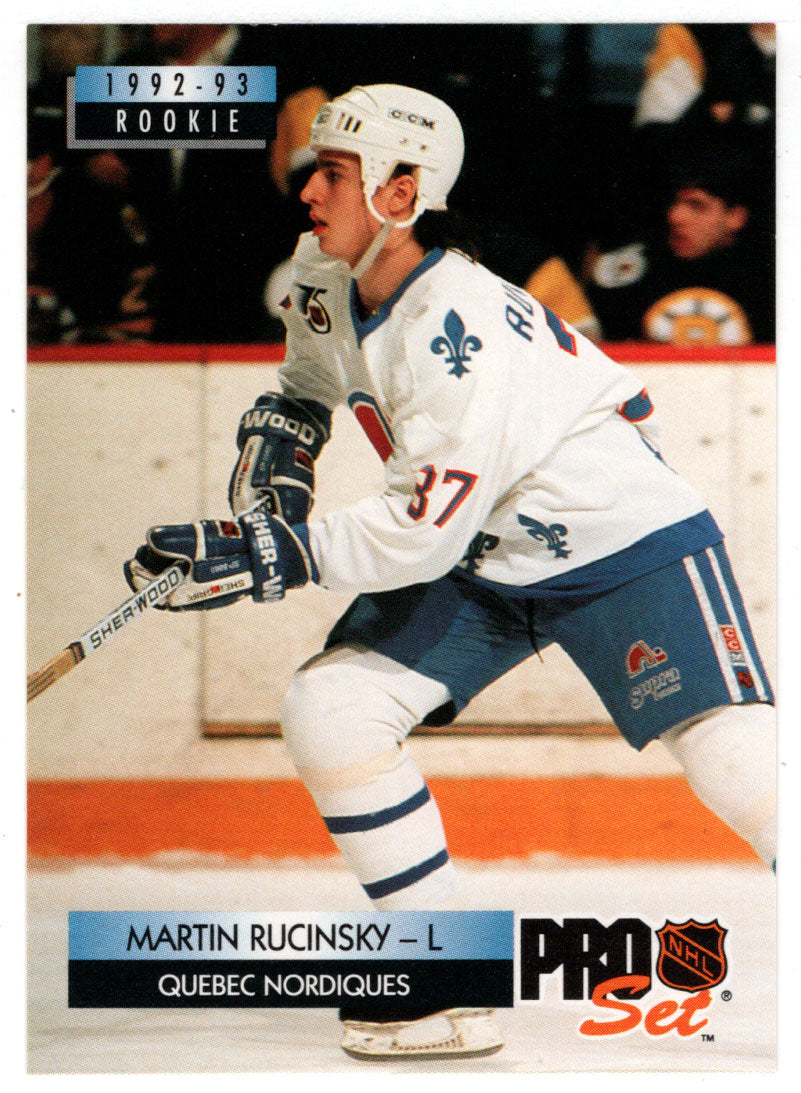 Martin Rucinsky - Quebec Nordiques (NHL Hockey Card) 1992-93 Pro Set # 238 Mint