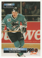 Ray Whitney RC - San Jose Sharks (NHL Hockey Card) 1992-93 Pro Set # 241 Mint