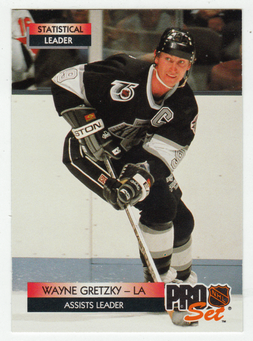 Wayne Gretzky - Los Angeles Kings - Statistical Leader (NHL Hockey Card) 1992-93 Pro Set # 246 Mint