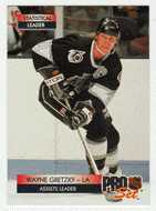 Wayne Gretzky - Los Angeles Kings - Statistical Leader (NHL Hockey Card) 1992-93 Pro Set # 246 Mint