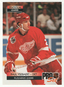 Paul Ysebaert - Detroit Red Wings - Statistical Leader (NHL Hockey Card) 1992-93 Pro Set # 248 Mint