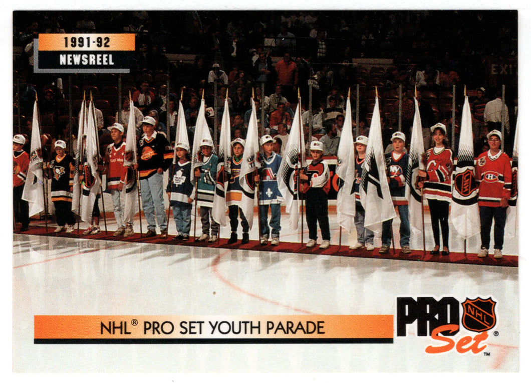 Youth Parade - News Reel (NHL Hockey Card) 1992-93 Pro Set # 253 Mint