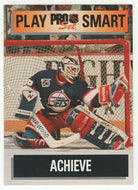 Bob Essensa - Winnipeg Jets - Play Smart (NHL Hockey Card) 1992-93 Pro Set # 267 Mint