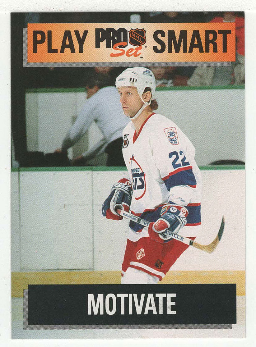Mike Lalor - Winnipeg Jets - Play Smart (NHL Hockey Card) 1992-93 Pro Set # 268 Mint