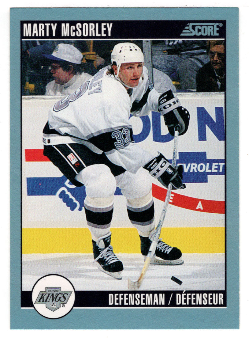 Marty McSorley - Los Angeles Kings (NHL Hockey Card) 1992-93 Score Canadian # 26 Mint
