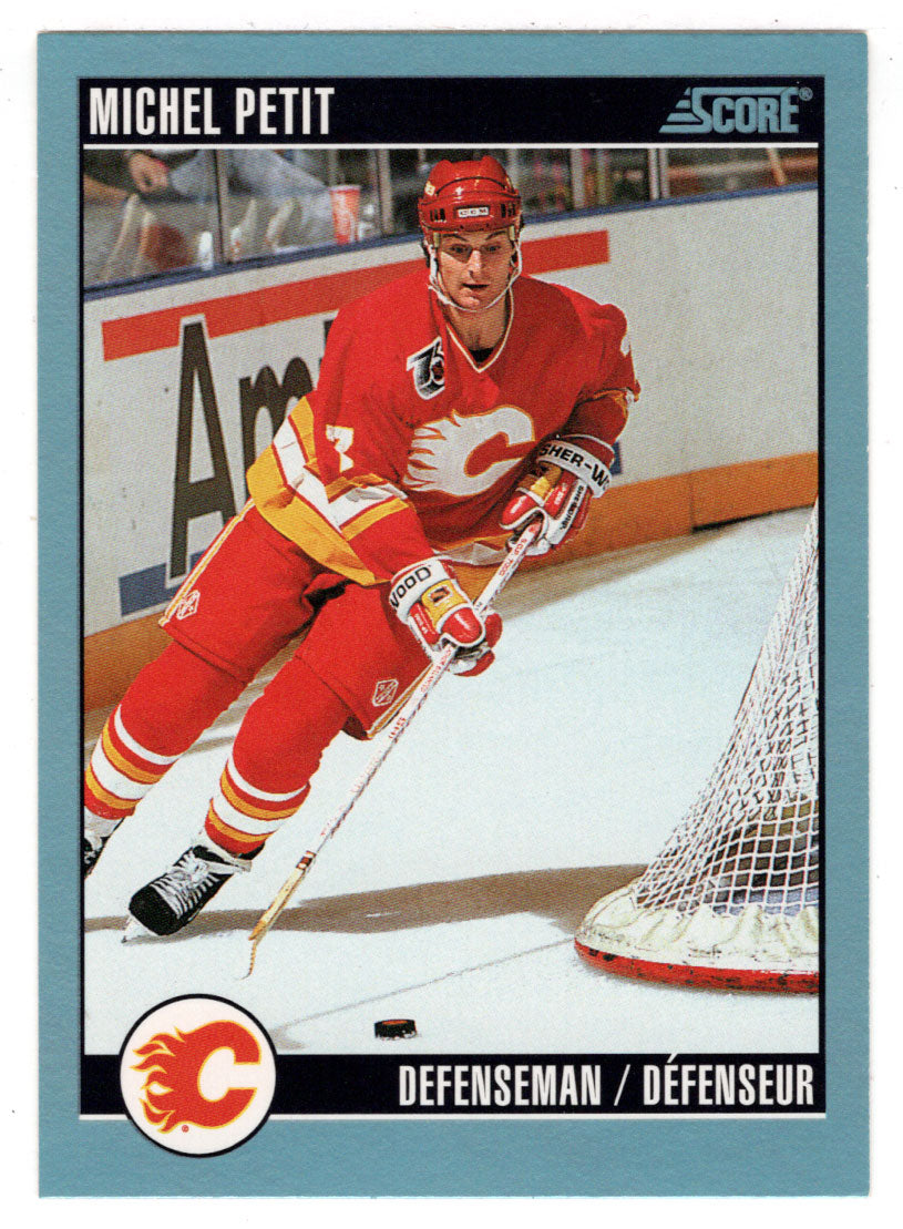 Michel Petit - Calgary Flames (NHL Hockey Card) 1992-93 Score Canadian # 38 Mint