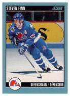 Steven Finn - Quebec Nordiques (NHL Hockey Card) 1992-93 Score Canadian # 44 Mint