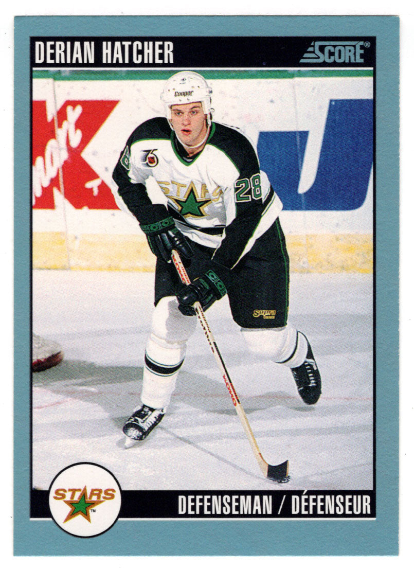 Derian Hatcher - Minnesota North Stars (NHL Hockey Card) 1992-93 Score Canadian # 51 Mint