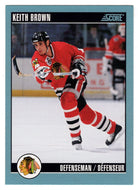 Keith Brown - Chicago Blackhawks (NHL Hockey Card) 1992-93 Score Canadian # 68 Mint