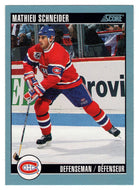 Mathieu Schneider - Montreal Canadiens (NHL Hockey Card) 1992-93 Score Canadian # 69 Mint