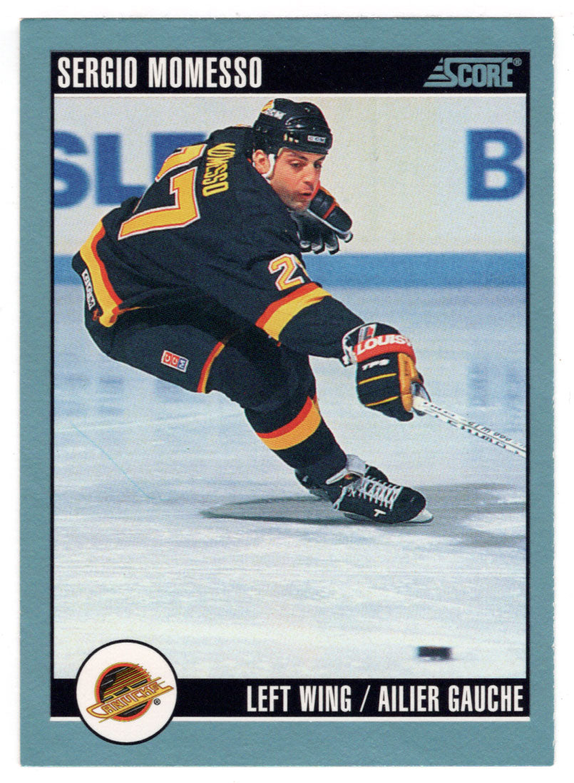 Sergio Momesso - Vancouver Canucks (NHL Hockey Card) 1992-93 Score Canadian # 79 Mint