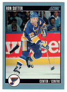 Ron Sutter - St. Louis Blues (NHL Hockey Card) 1992-93 Score Canadian # 86 Mint