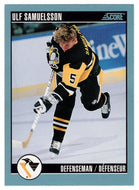 Ulf Samuelsson - Pittsburgh Penguins (NHL Hockey Card) 1992-93 Score Canadian # 90 Mint
