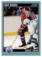 Josef Beranek - Edmonton Oilers (NHL Hockey Card) 1992-93 Score Canadian # 105 Mint