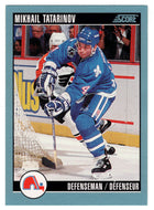 Mikhail Tatarinov - Quebec Nordiques (NHL Hockey Card) 1992-93 Score Canadian # 107 Mint