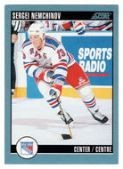 Sergei Nemchinov - New York Rangers (NHL Hockey Card) 1992-93 Score Canadian # 115 Mint