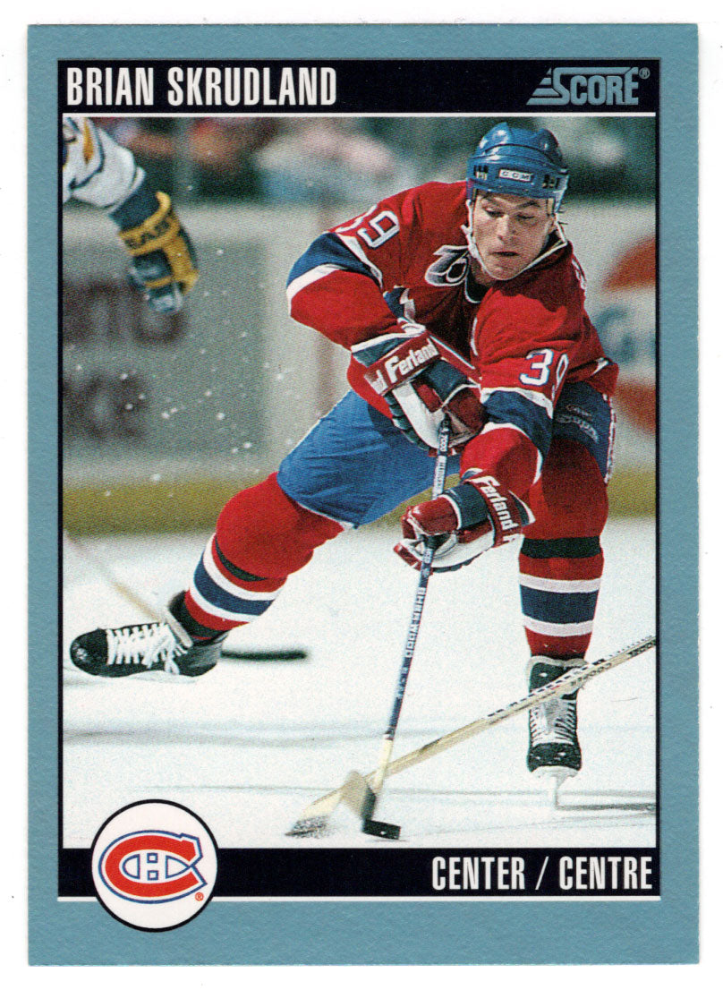 Brian Skrudland - Montreal Canadiens (NHL Hockey Card) 1992-93 Score Canadian # 136 Mint