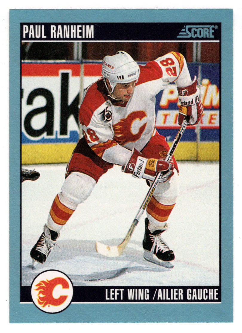 Paul Ranheim - Calgary Flames (NHL Hockey Card) 1992-93 Score Canadian # 149 Mint