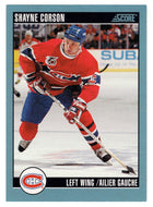 Shayne Corson - Montreal Canadiens (NHL Hockey Card) 1992-93 Score Canadian # 158 Mint