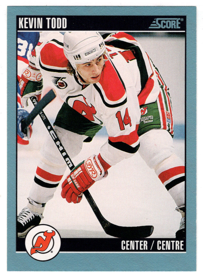 Kevin Todd - New Jersey Devils (NHL Hockey Card) 1992-93 Score Canadian # 162 Mint