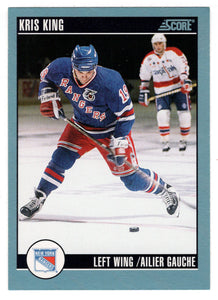 Kris King - New York Rangers (NHL Hockey Card) 1992-93 Score Canadian # 181 Mint