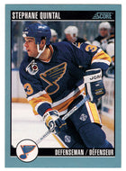Stephane Quintal - St. Louis Blues (NHL Hockey Card) 1992-93 Score Canadian # 242 Mint
