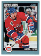 Stephan Lebeau - Montreal Canadiens (NHL Hockey Card) 1992-93 Score Canadian # 246 Mint