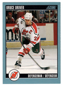 Bruce Driver - New Jersey Devils (NHL Hockey Card) 1992-93 Score Canadian # 251 Mint