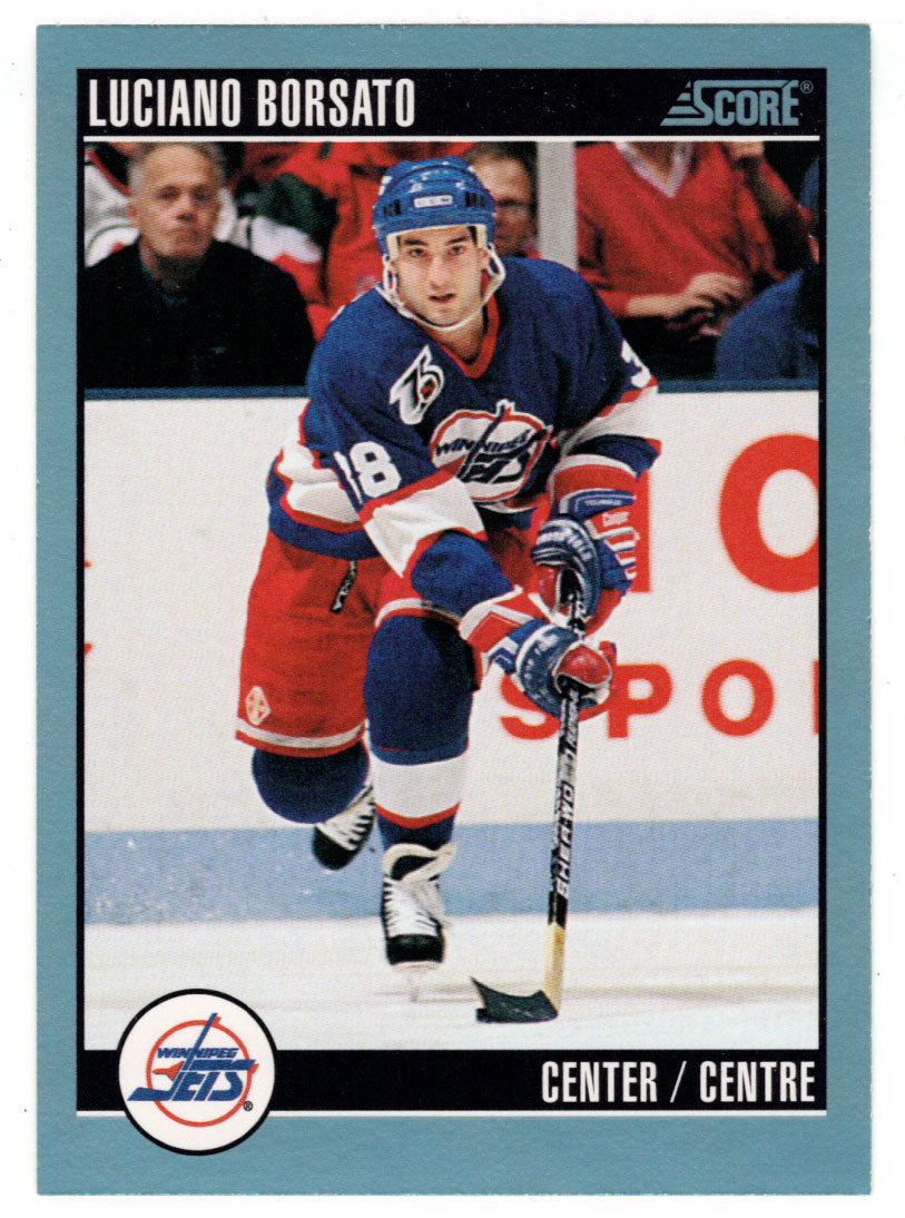 Luciano Borsato - Winnipeg Jets (NHL Hockey Card) 1992-93 Score Canadian # 256 Mint