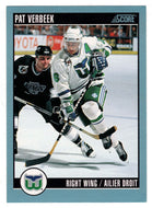 Pat Verbeek - Hartford Whalers (NHL Hockey Card) 1992-93 Score Canadian # 282 Mint
