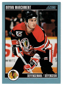 Bryan Marchment - Chicago Blackhawks (NHL Hockey Card) 1992-93 Score Canadian # 288 Mint