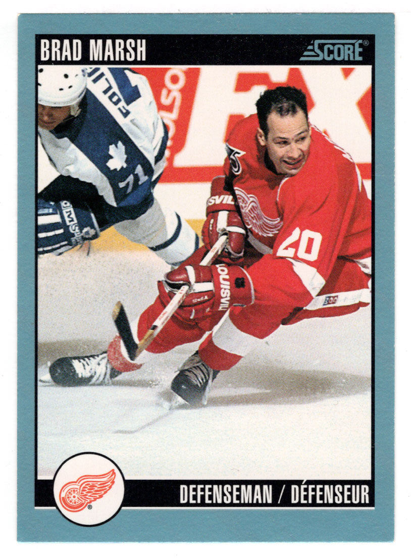 Brad Marsh - Detroit Red Wings (NHL Hockey Card) 1992-93 Score Canadian # 293 Mint