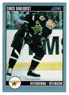 Chris Dahlquist - Minnesota North Stars (NHL Hockey Card) 1992-93 Score Canadian # 294 Mint