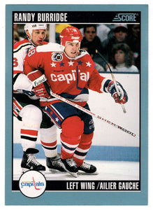 Randy Burridge - Washington Capitals (NHL Hockey Card) 1992-93 Score Canadian # 297 Mint