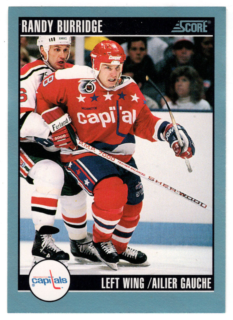 Randy Burridge - Washington Capitals (NHL Hockey Card) 1992-93 Score Canadian # 297 Mint