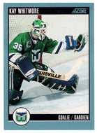 Kay Whitmore - Hartford Whalers (NHL Hockey Card) 1992-93 Score Canadian # 304 Mint