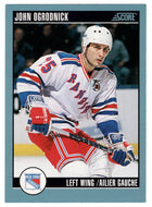 John Ogrodnick - New York Rangers (NHL Hockey Card) 1992-93 Score Canadian # 329 Mint