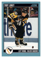 Troy Loney - Pittsburgh Penguins (NHL Hockey Card) 1992-93 Score Canadian # 348 Mint