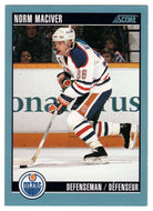 Norm Maciver - Edmonton Oilers (NHL Hockey Card) 1992-93 Score Canadian # 349 Mint