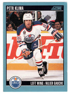 Petr Klima - Edmonton Oilers (NHL Hockey Card) 1992-93 Score Canadian # 383 Mint
