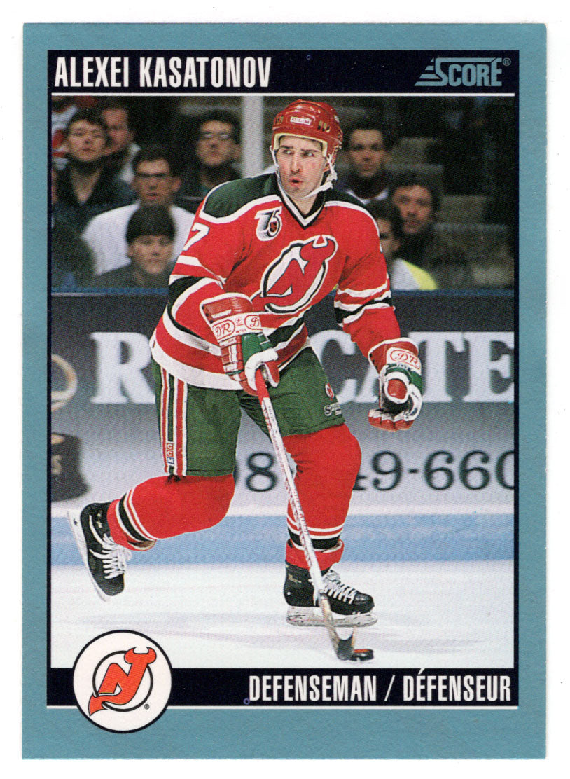 Alexei Kasatonov - New Jersey Devils (NHL Hockey Card) 1992-93 Score Canadian # 394 Mint