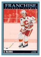 Al MacInnis - Calgary Flames - Franchise Player (NHL Hockey Card) 1992-93 Score Canadian # 421 Mint