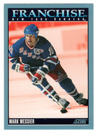 Mark Messier - New York Rangers - Franchise Player (NHL Hockey Card) 1992-93 Score Canadian # 431 Mint