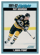 Ray Bourque - Boston Bruins - 1991-92 Highlights (NHL Hockey Card) 1992-93 Score Canadian # 447 Mint