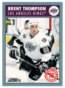 Brent Thompson - Los Angeles Kings - Top Prospects (NHL Hockey Card) 1992-93 Score Canadian # 455 Mint