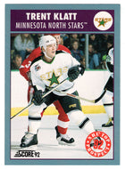 Trent Klatt RC - Minnesota North Stars - Top Prospects (NHL Hockey Card) 1992-93 Score Canadian # 482 Mint