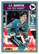 J.F.Quintin RC - San Jose Sharks - Top Prospects (NHL Hockey Card) 1992-93 Score Canadian # 488 Mint