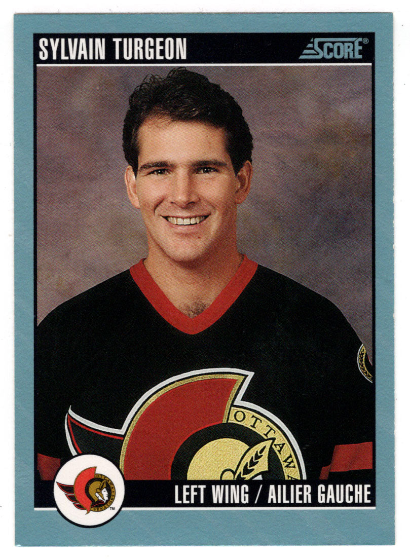 Sylvain Turgeon - Ottawa Senators (NHL Hockey Card) 1992-93 Score Canadian # 516 Mint