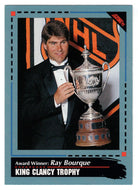 Ray Bourque - Boston Bruins - King Clancy Trophy (NHL Hockey Card) 1992-93 Score Canadian # 520 Mint